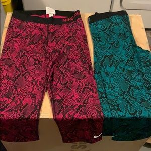 Nike pro crop leggings